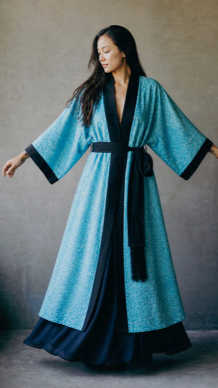 Blue Iris Kimono
