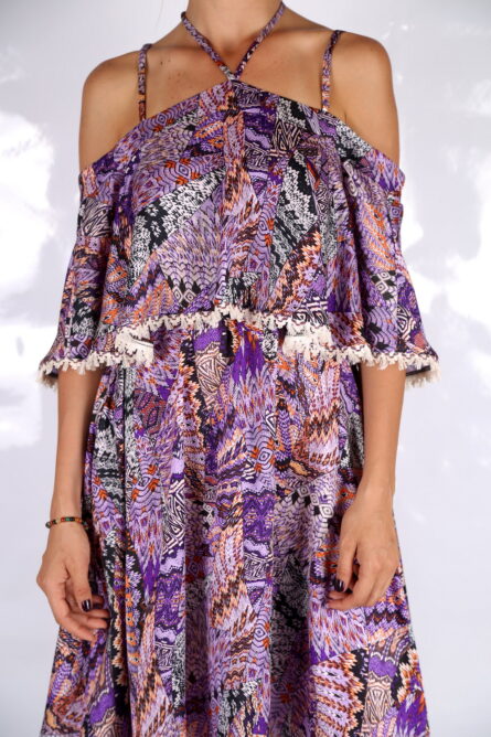 Purple Parity Dress - Image 4