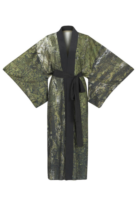 Japanese Green Elif Kimono - Image 2