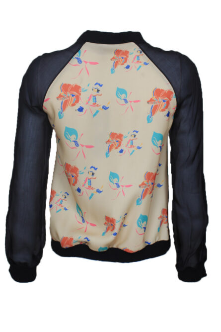 Floral Black Sweatshirt - Image 2