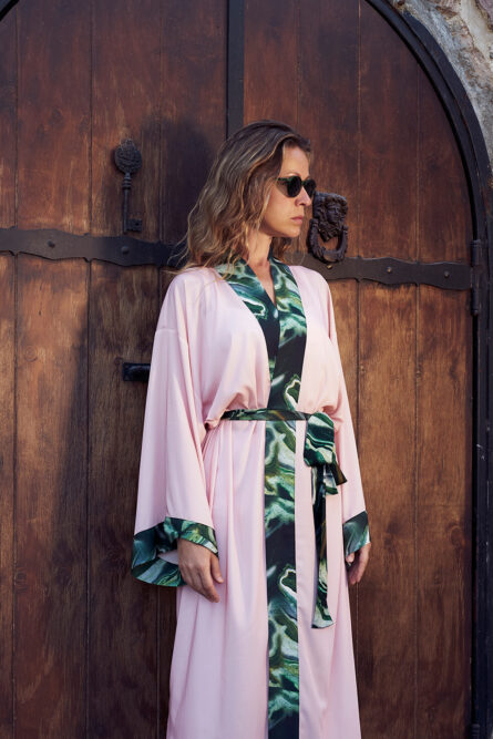 Pinkie Green Kimono - Image 3