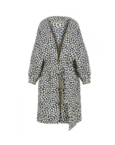 Navy Daisy Dream Kimono Jacket - Image 2