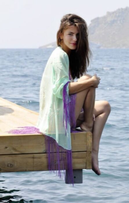 Fiese Turquoise Kimono - Image 2